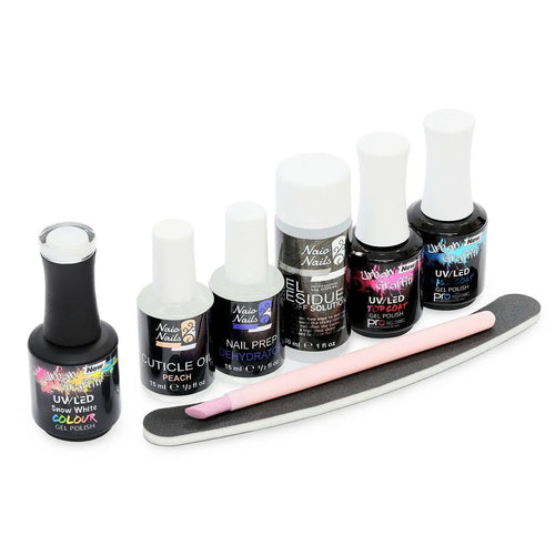 Gel Polish Startpakke - Sne Hvid