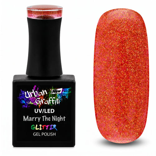 Marry The Night - UGGP-A0768. Dette er den ultimative mørke, glitrende græskarfarvede gelneglelak.