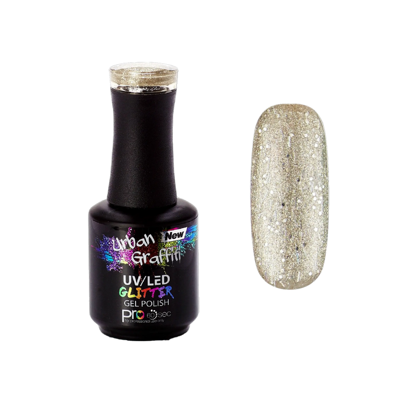 Andromeda - UGGP-A0919 Urban Graffiti Guld Glimmer Gel Neglelak 15ml