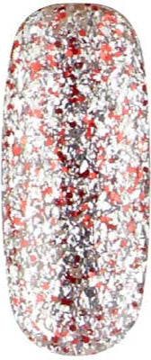 Apollo - UGGP-A0907 Urban Graffiti Red and Silver Glitter Gel Polish 15ml