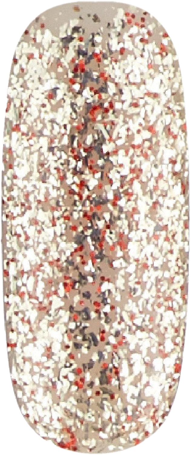 Tinsel Town - UGGP-A0913 Urban Graffiti Guld og Rød Glitter Gel Neglelak 15ml