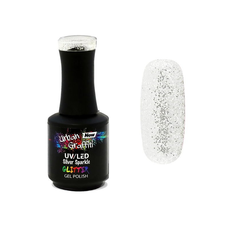 Silver Sparkle - UGGP-A0293 Urban Graffiti Gel Polish 15ml