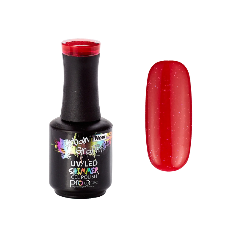 Jordbærsorbet - UGGP-A0305 Urban Graffiti Gel Neglelak 15ml