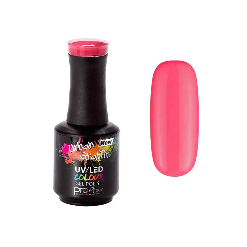 Jordbær Bellini - UGGP-A0701 Urban Graffiti Gel Neglelak 15ml